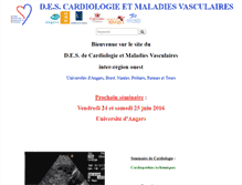 Tablet Screenshot of cardiologie-ouest.org